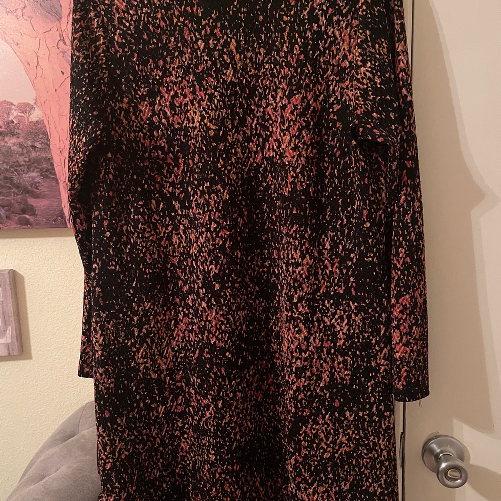 Susan Graver Womens multi colored Patterned cardigan size medium pre-owned - Picture 11 of 11